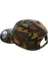 Dad Camp Cap Circle Pin camouflage Rückenansicht