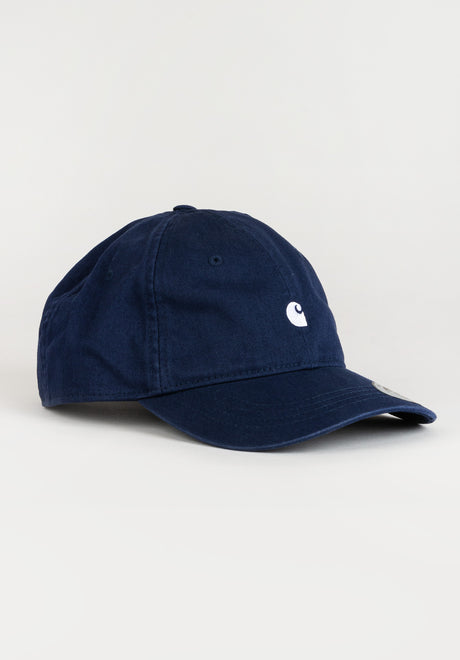 Madison Logo Cap airforceblue-white Vorderansicht