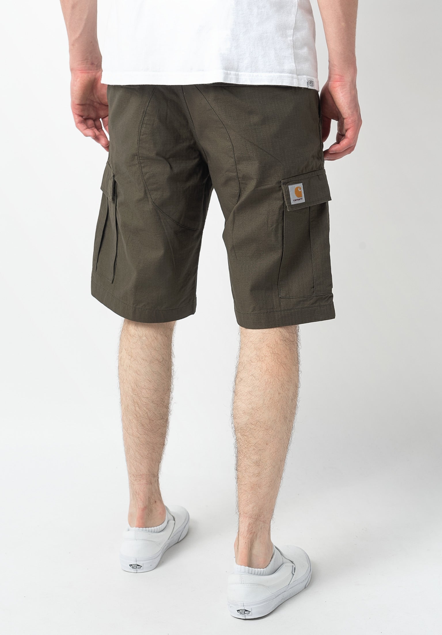 Aviation Short Carhartt WIP Cargoshort in cypressrinsed fur c TITUS