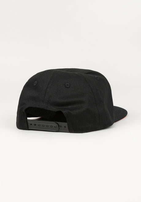 Classic Dot Snapback black Rückenansicht