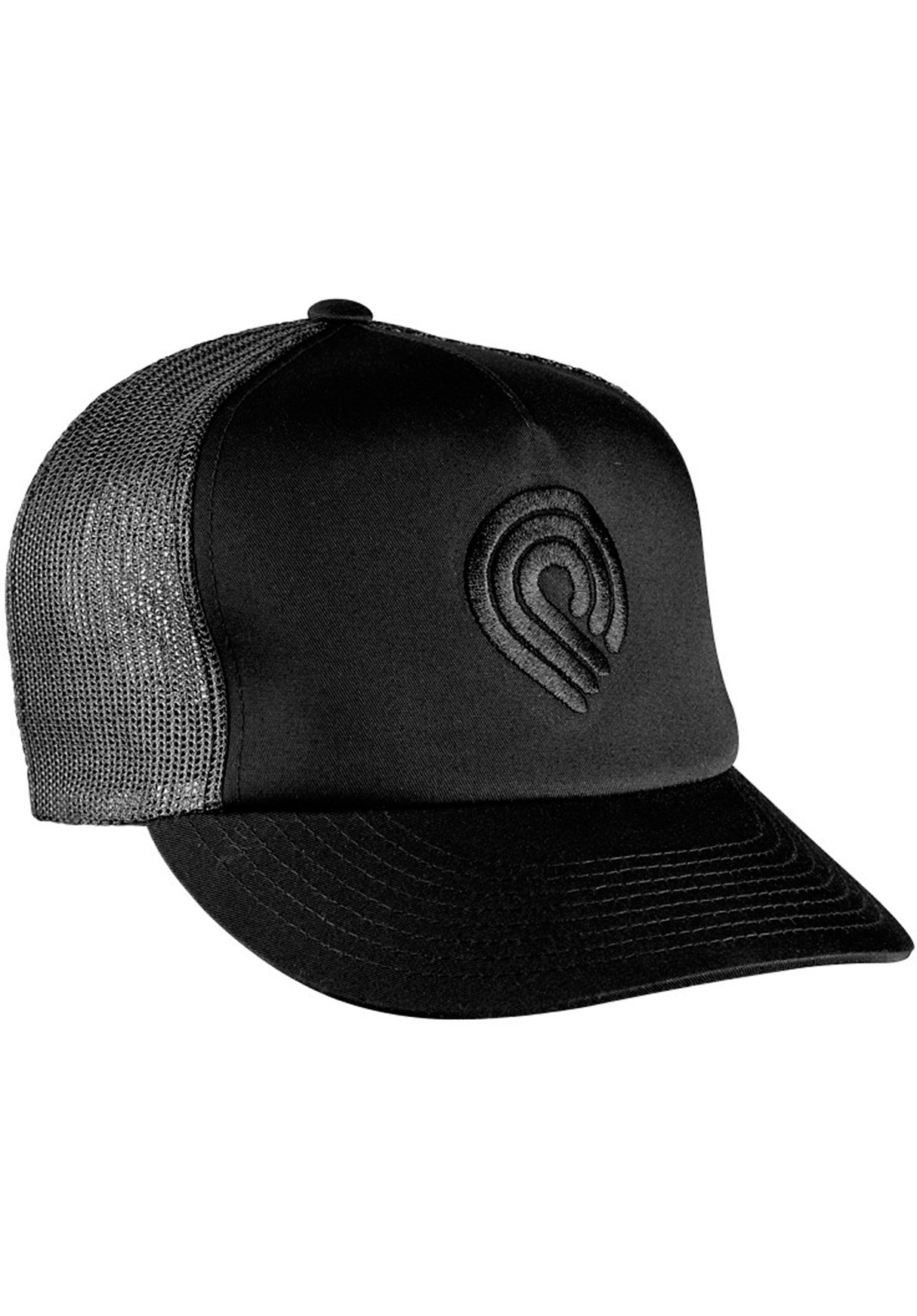 Trucker Triple P black-black Vorderansicht