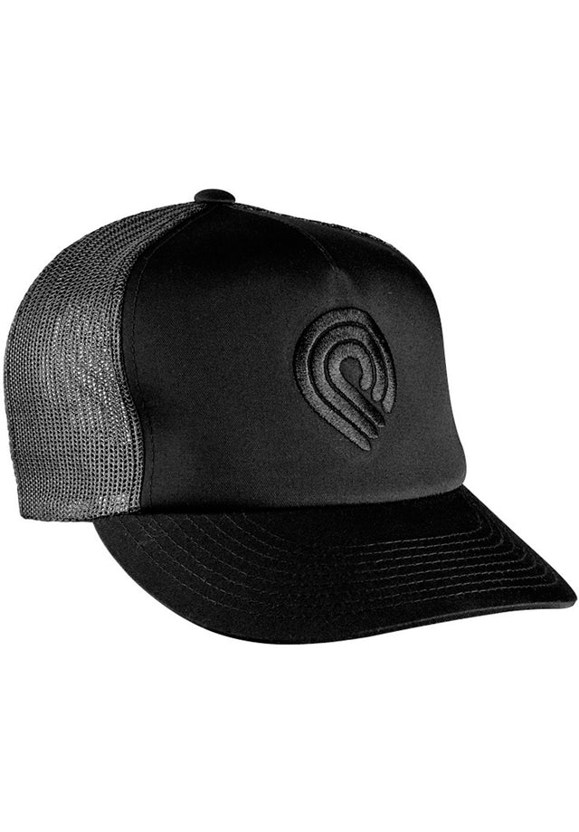 Trucker Triple P black-black Vorderansicht