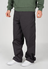 Authentic Chino Baggy asphalt Rückenansicht