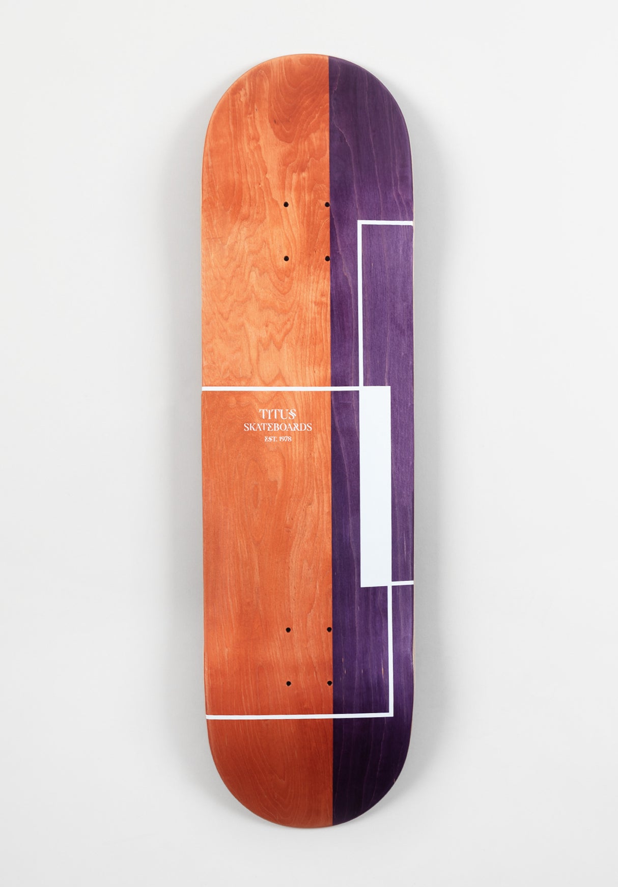 Split Veneer orange-purple Vorderansicht