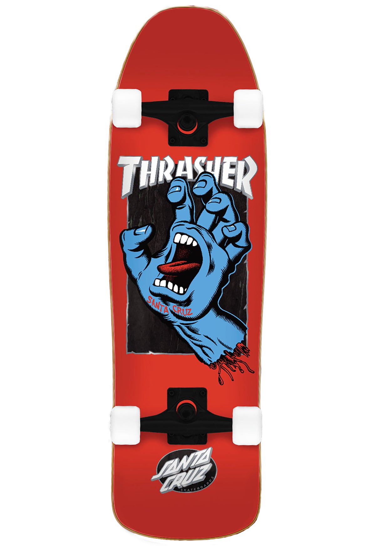 Thrasher Screaming Hand Cruzer red Vorderansicht