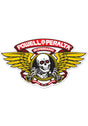 Winged Ripper 12" Die-Cut Sticker red Vorderansicht