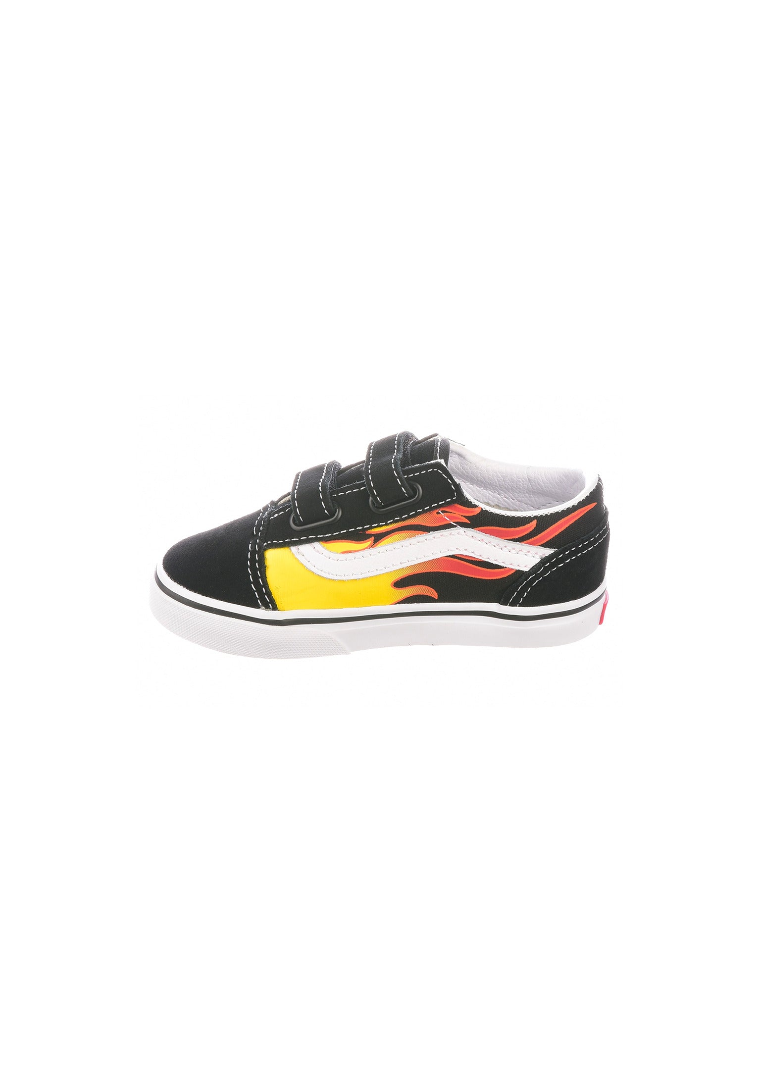 Black high top vans with flames online