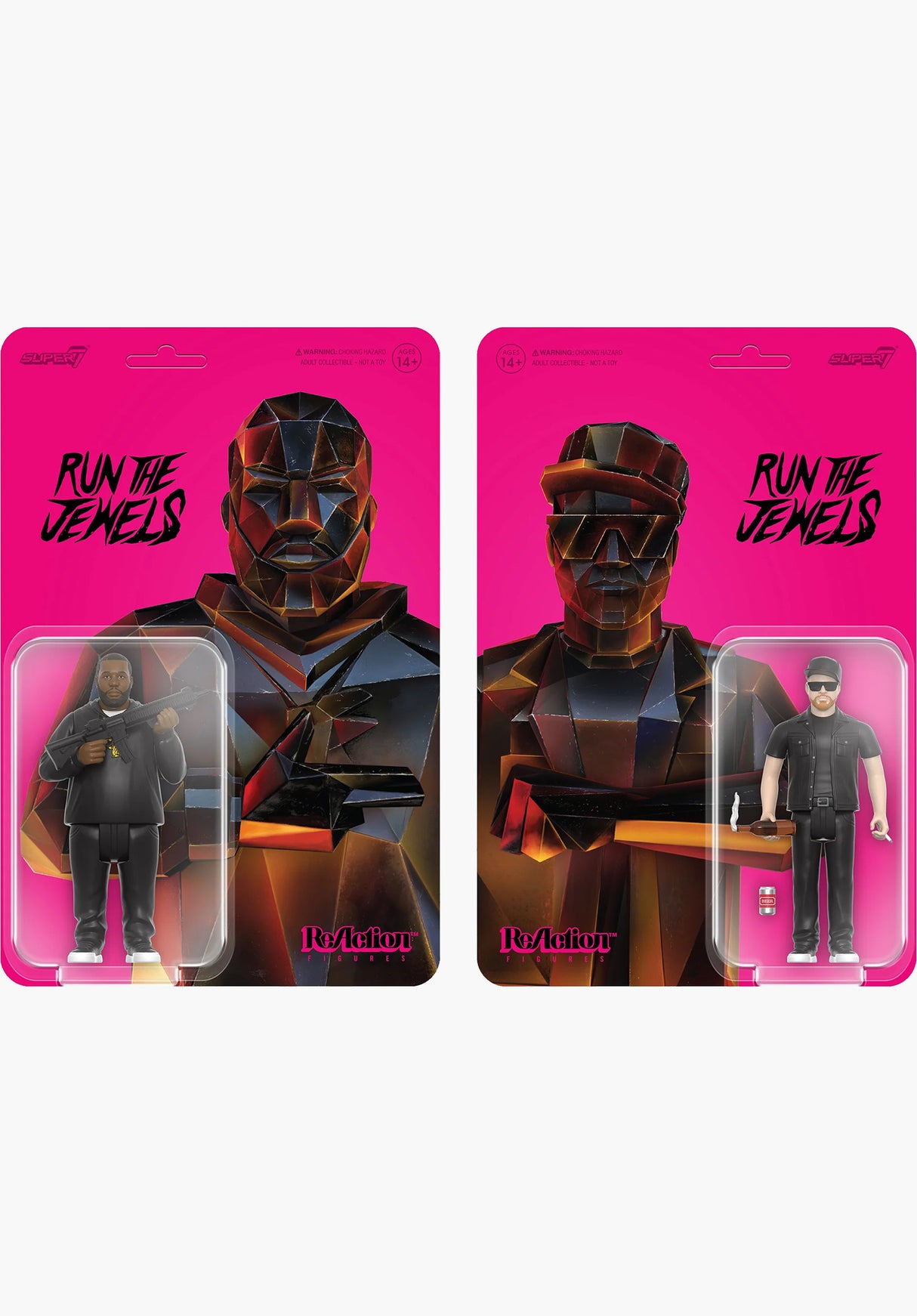 Run The Jewels ReAction Figure Wave 2 Dangerous Killer Mike El-P multicolored Vorderansicht