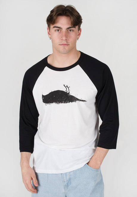 Bird Baseball white-black Vorderansicht