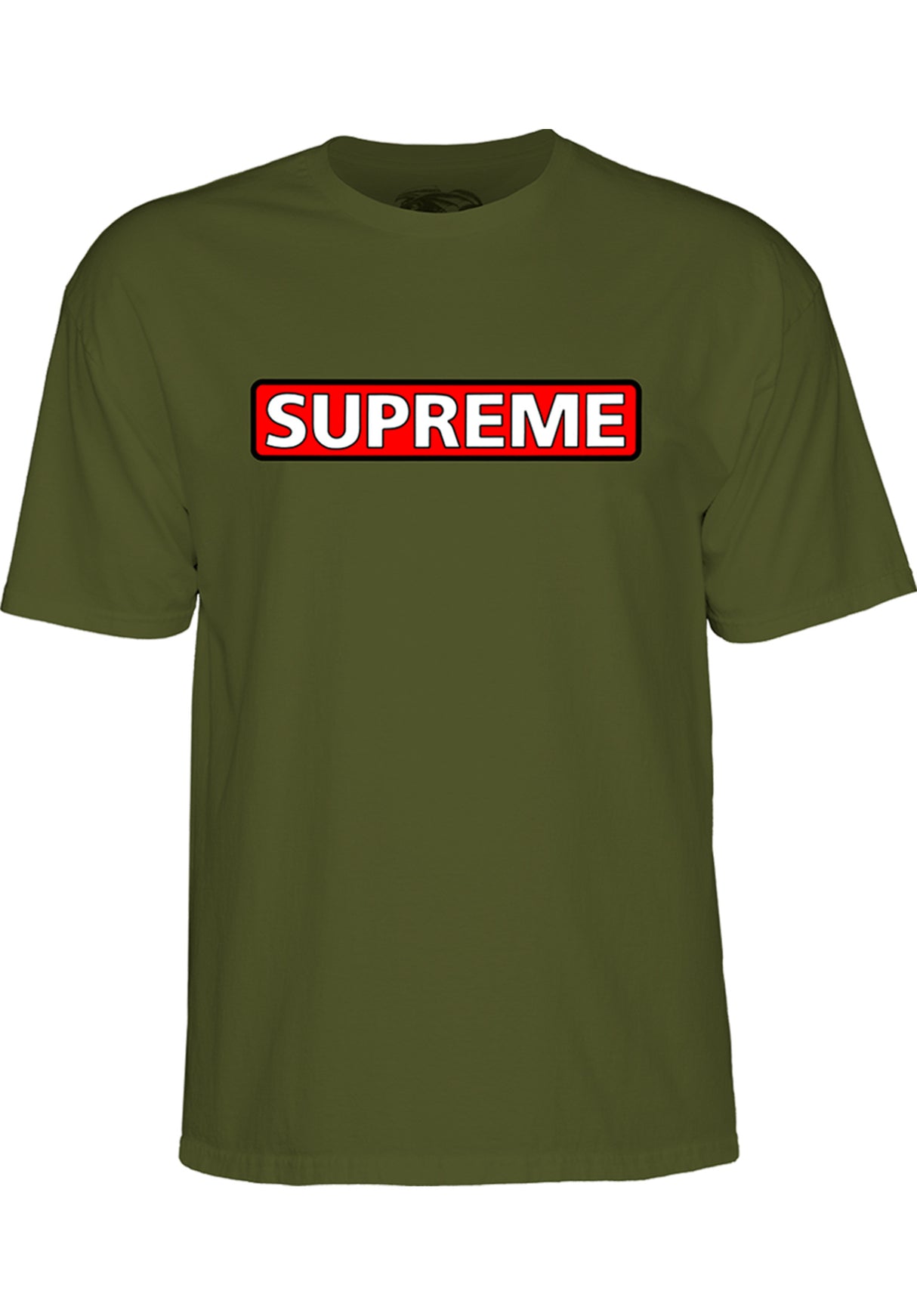 Supreme military-green Rückenansicht