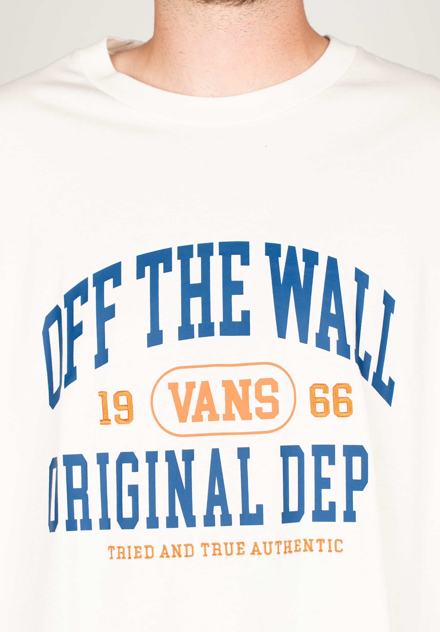 Off The Wall Athletic Dept Vans T Shirt in marshmallow f r Herren