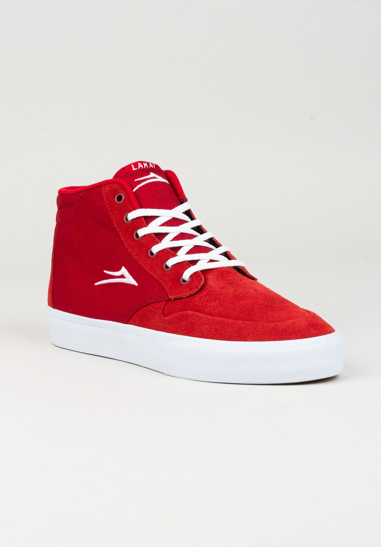 Riley 3 High red-suede Vorderansicht