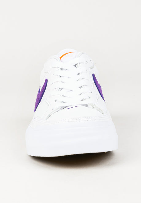 Zoom Pogo Plus white-courtpurple-white-gumlightbrown Rückenansicht