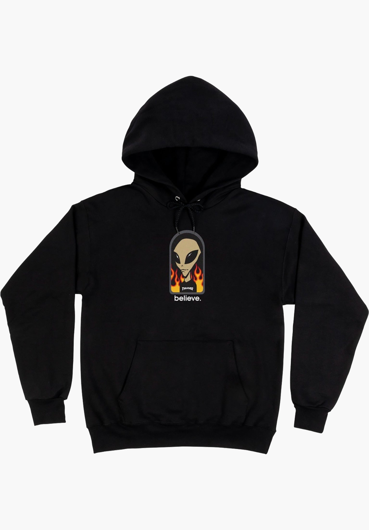 Black alien hoodie online