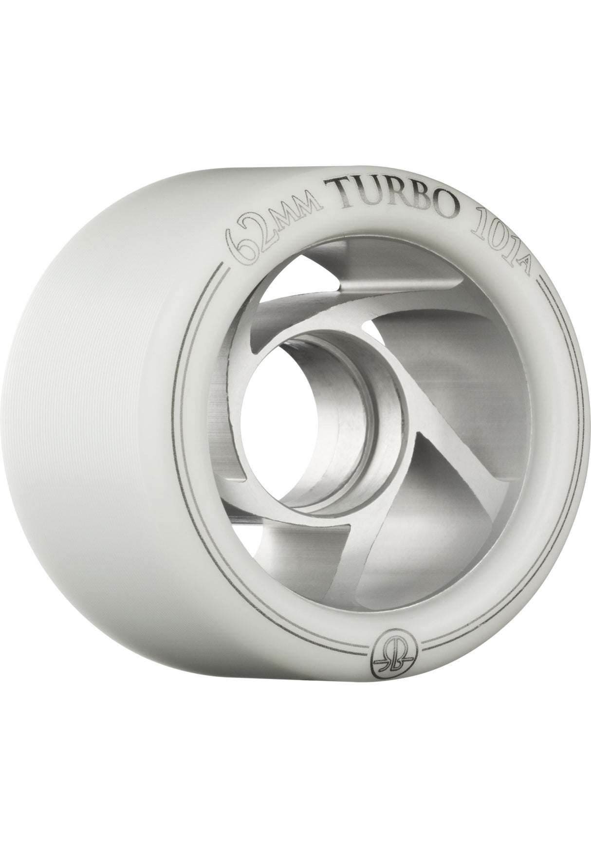 Turbo Clear Aluminum Hub 101A Right 4er white Vorderansicht