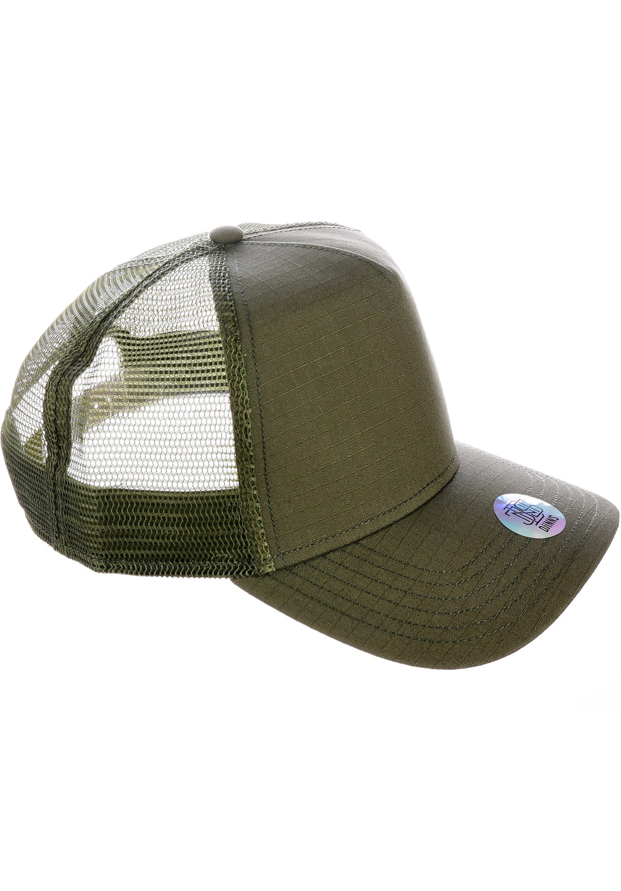 HFT Cap M-Ribstop olive Close-Up2