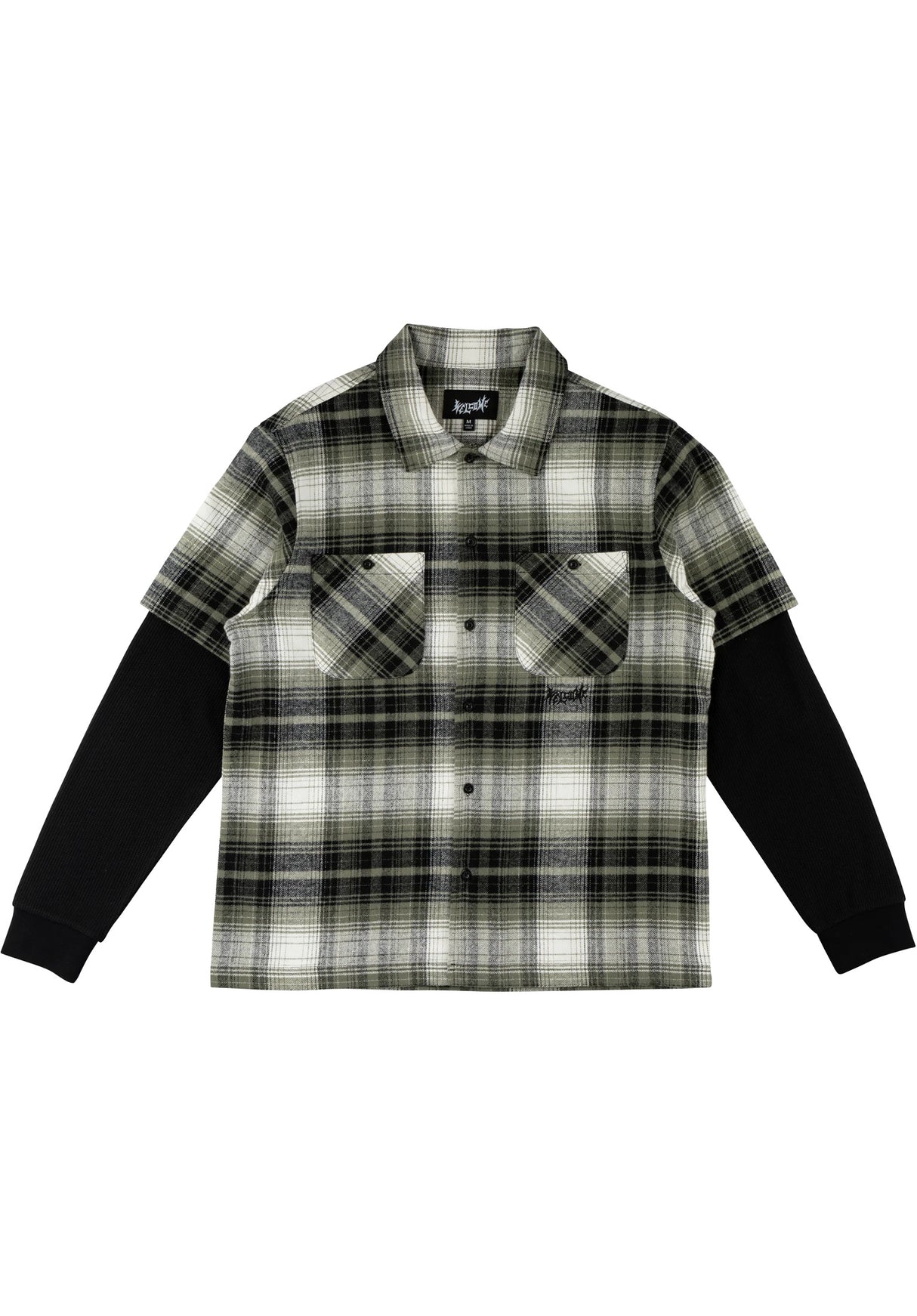 Lair Woven Plaid Thermal olive Vorderansicht