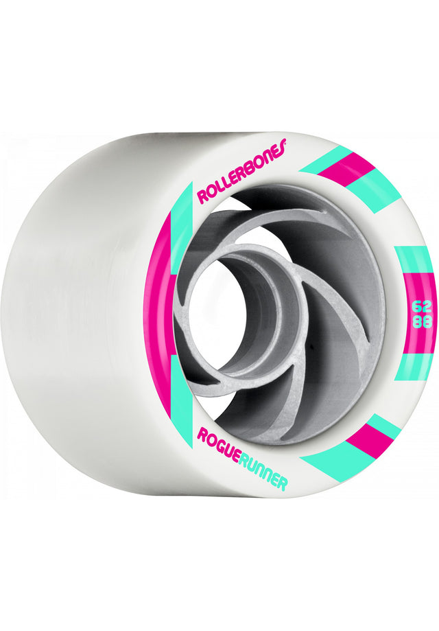 Turbo Rogue Runner Signature Aluminum Hub 88A 8er white Vorderansicht