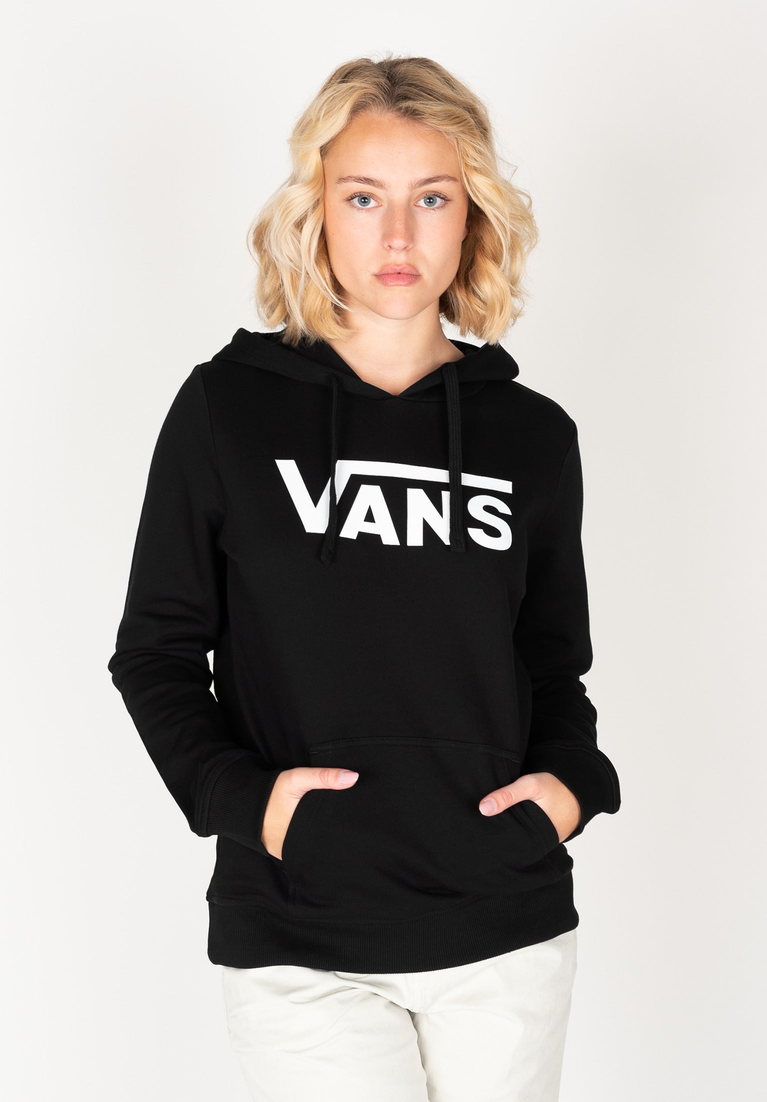 Black vans hoodie womens on sale