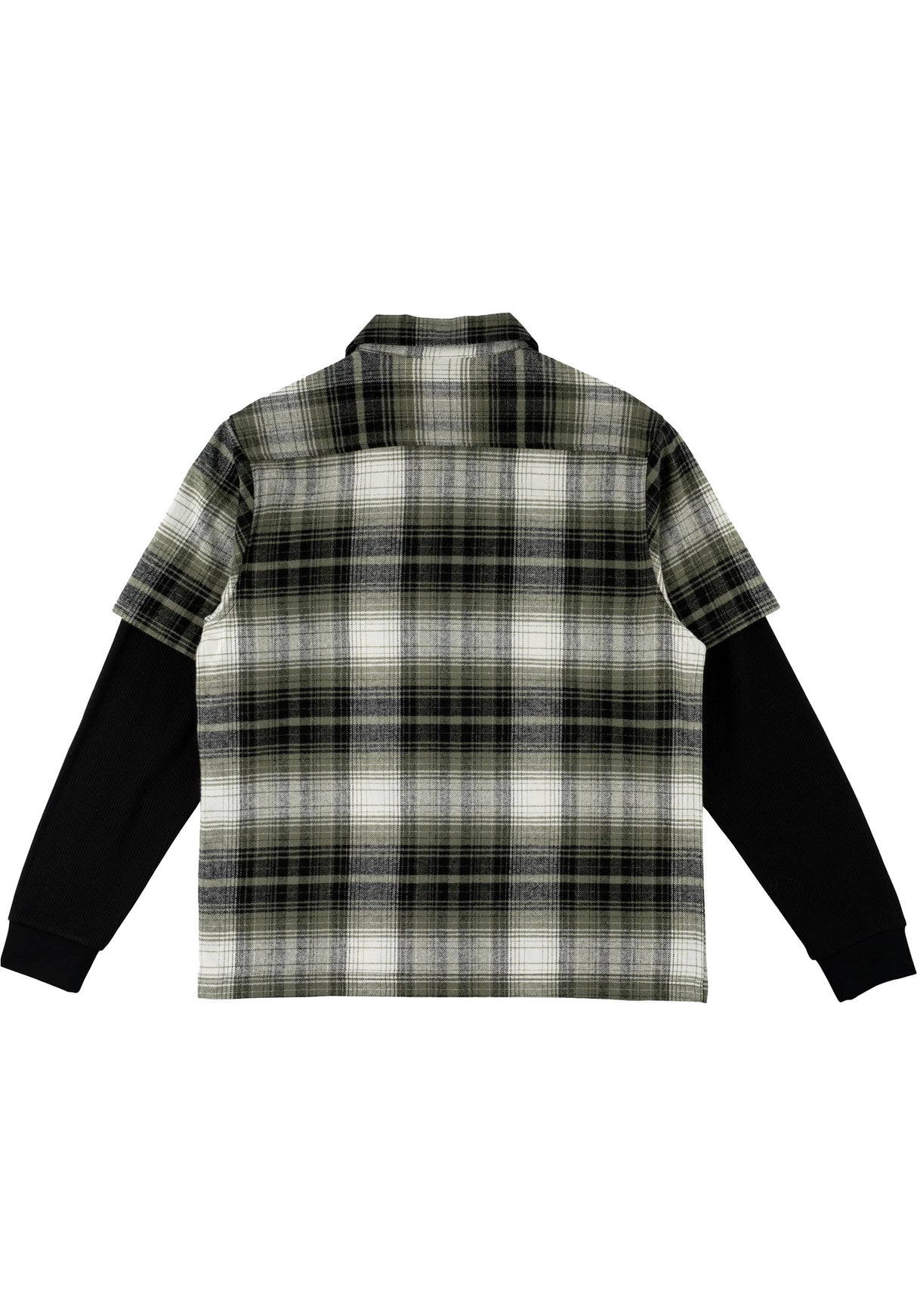 Lair Woven Plaid Thermal olive Rückenansicht