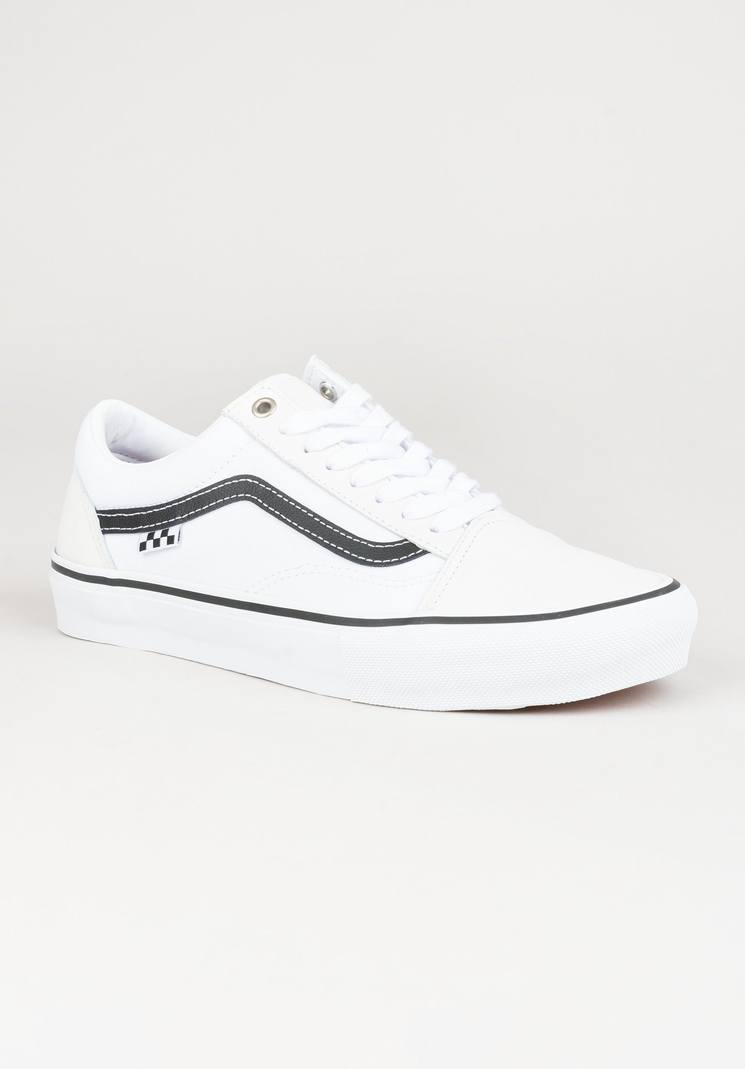 Skate Old Skool Vans Schuhe Jungs in leatherwhite white fur c TITUS