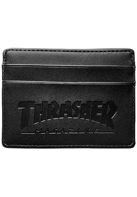 Card Leather black Vorderansicht