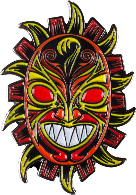 Nicky Guerrero Mask Lapel Pin black-glowinthedark Vorderansicht