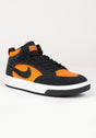 React Leo black-black-orange-electroorange Vorderansicht