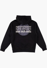 x NIN Eraser Pigment-Dyed Puff Print Hoodie black Close-Up1