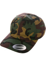 Dad Camp Cap Circle Pin camouflage Vorderansicht