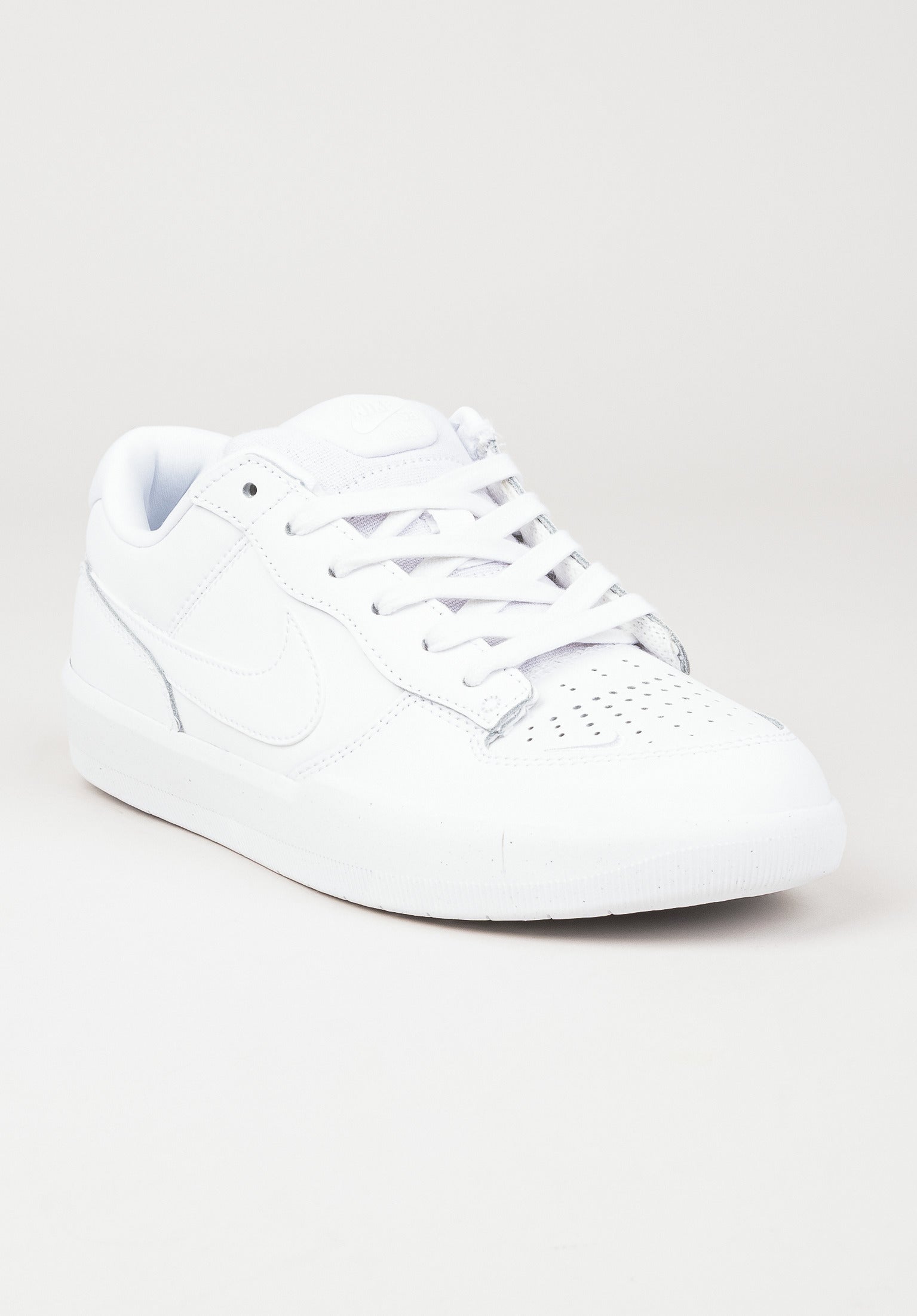 All white leather nike shoes on sale