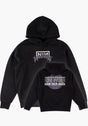 x NIN Eraser Pigment-Dyed Puff Print Hoodie black Vorderansicht