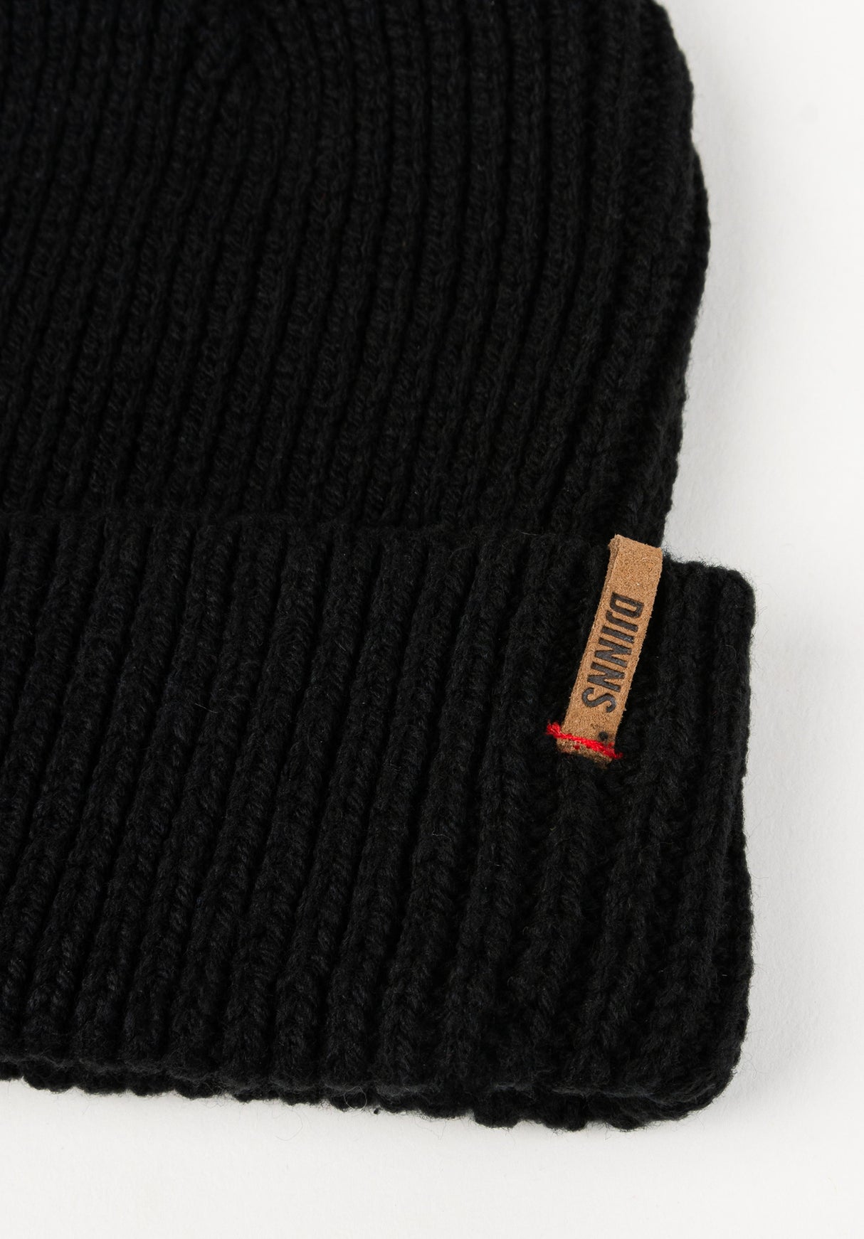 Super Short Beanie Rip Knit #2 black Rückenansicht