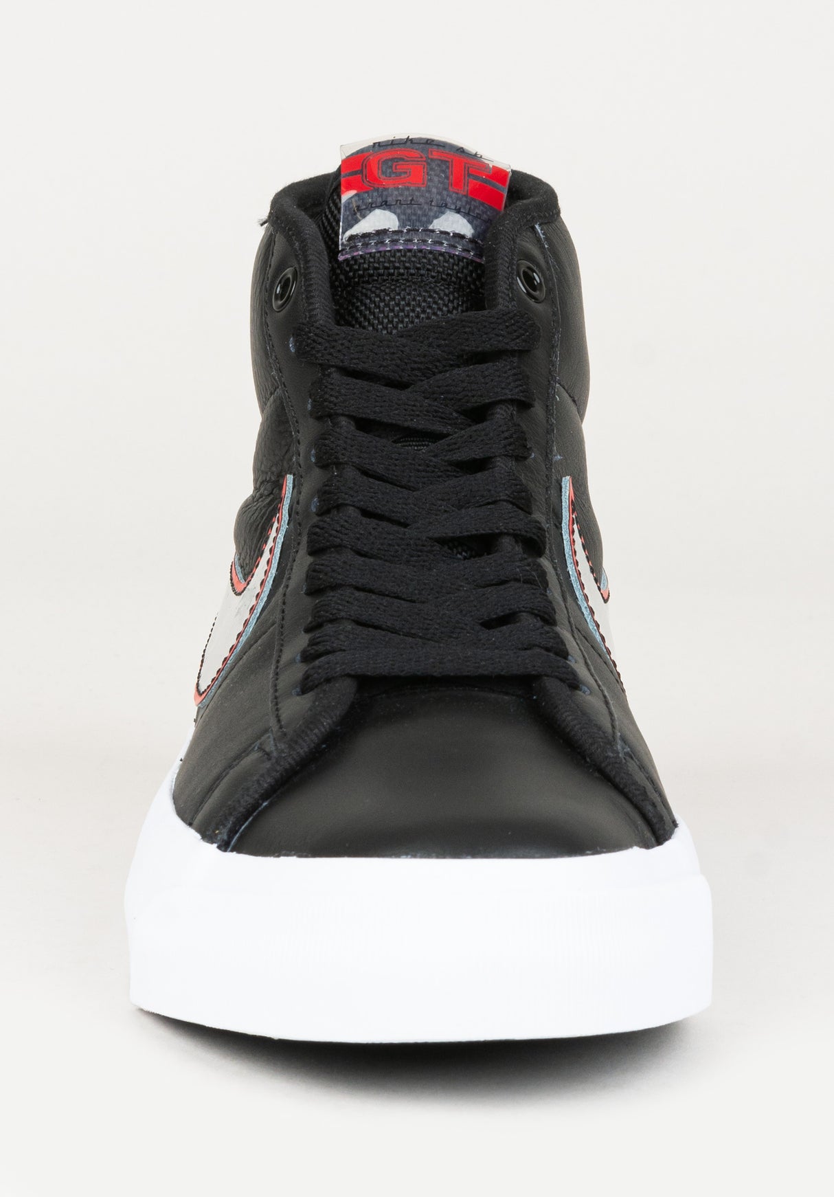 Zoom Blazer Mid Pro GT black-metallicsilver-universityred Rückenansicht