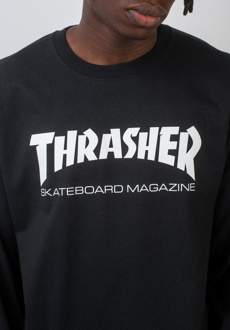 Skate-Mag L/S black Rückenansicht