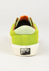 VM004 Milic Leather/Suede Low duogreen-white Seitenansicht