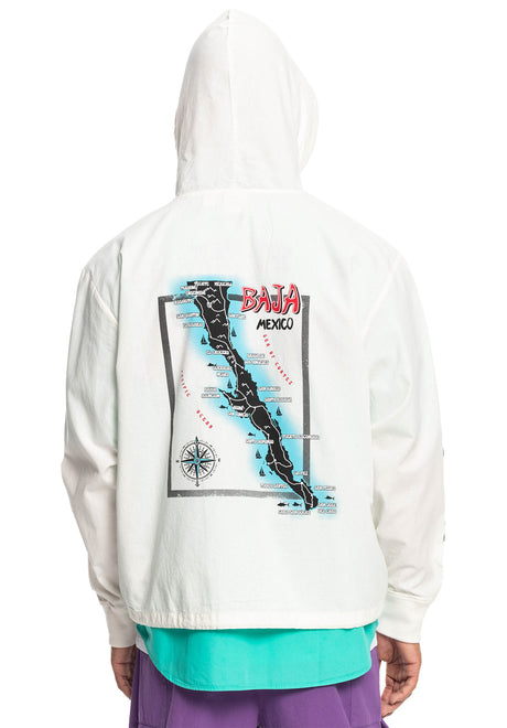 x Stranger Things The Baja Jacket white Vorderansicht