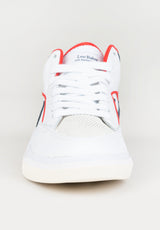 React Leo Premium white-midnightnavy-universityred-white Rückenansicht