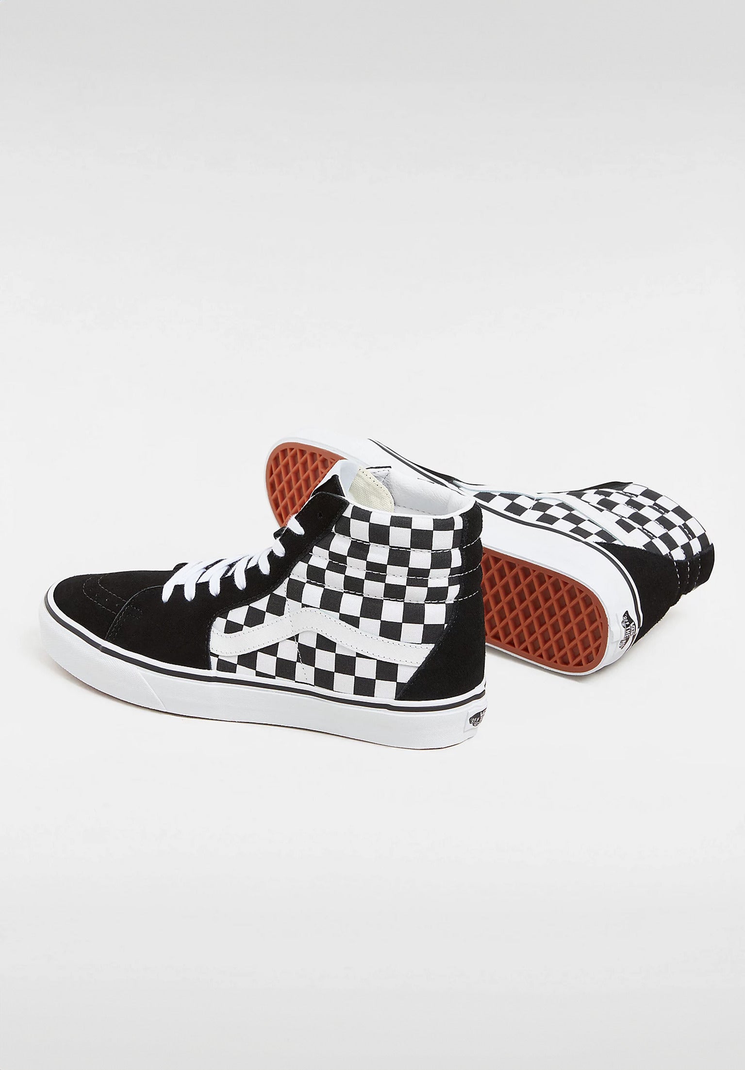 Black vans checkered online