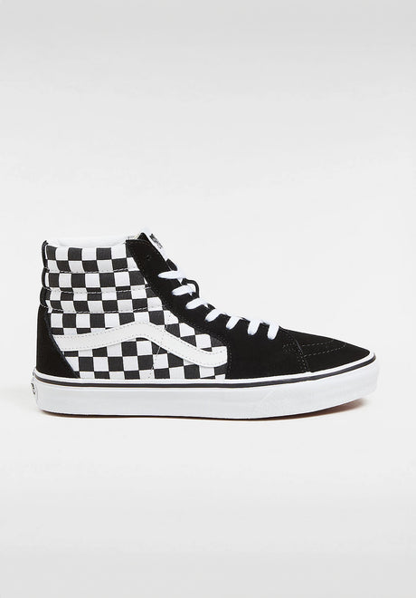 Sk8-Hi checkerboard-black-white Vorderansicht