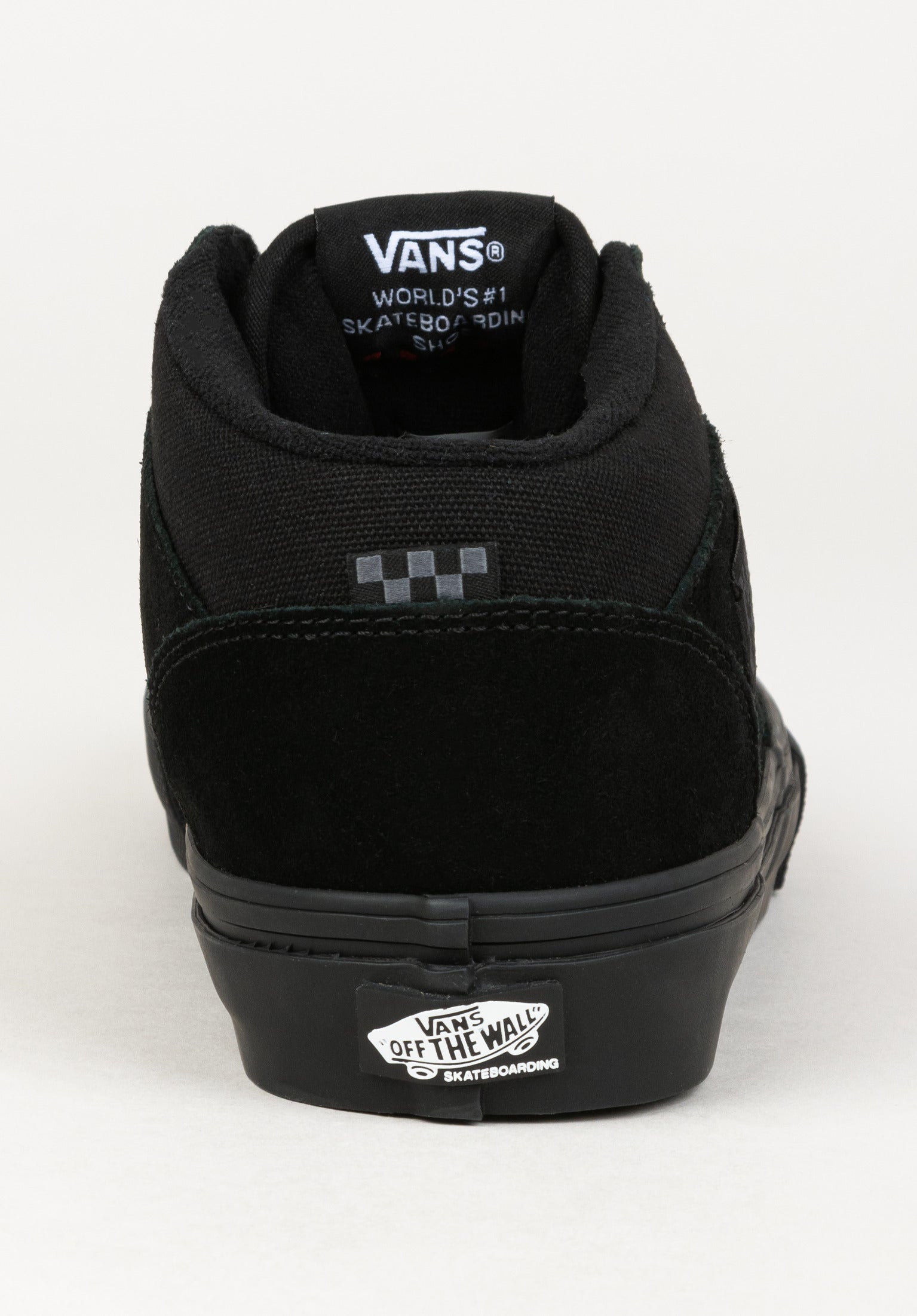 Black mid top vans online