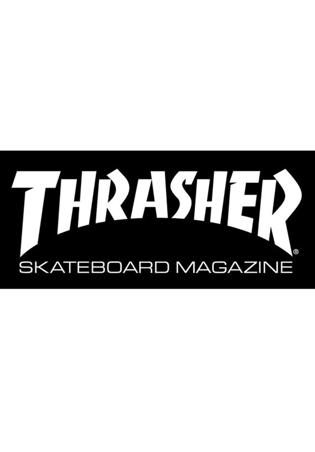 Skate Mag Medium Sticker black Vorderansicht