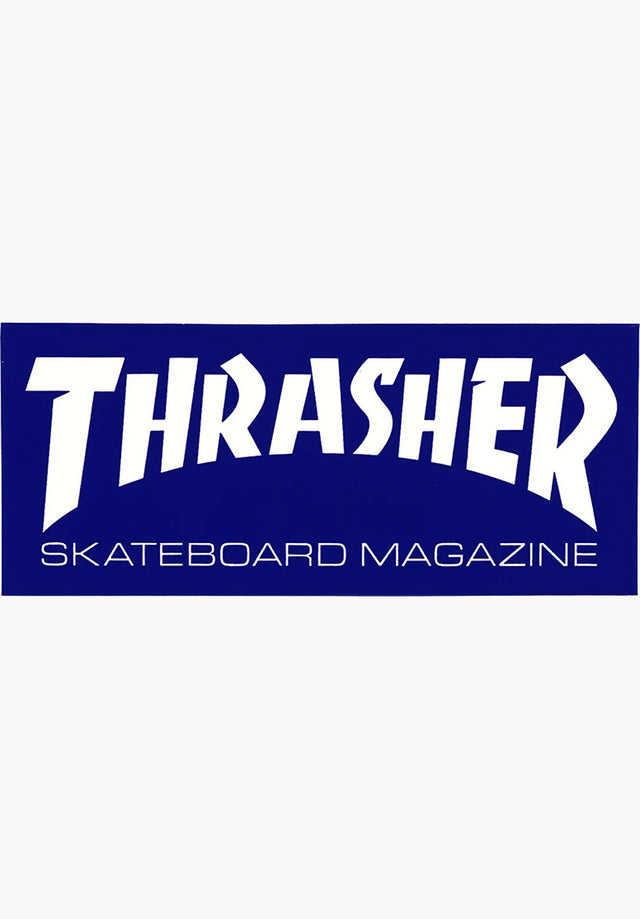 Skate Mag Standard Sticker blue Vorderansicht