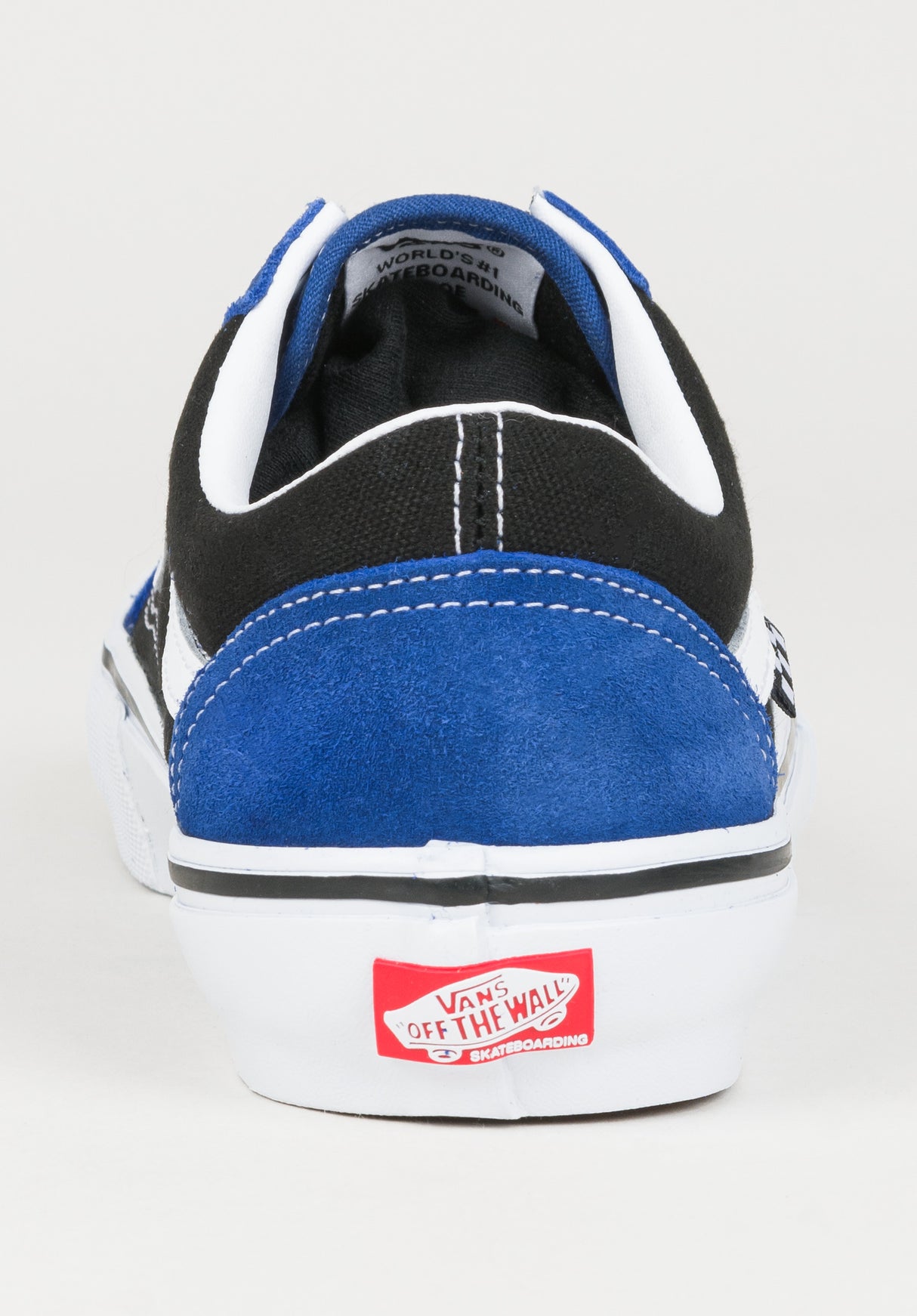 Skate Old Skool blue-black-white Seitenansicht