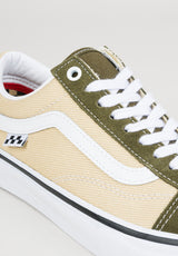 Skate Old Skool darkolive-white Unteransicht