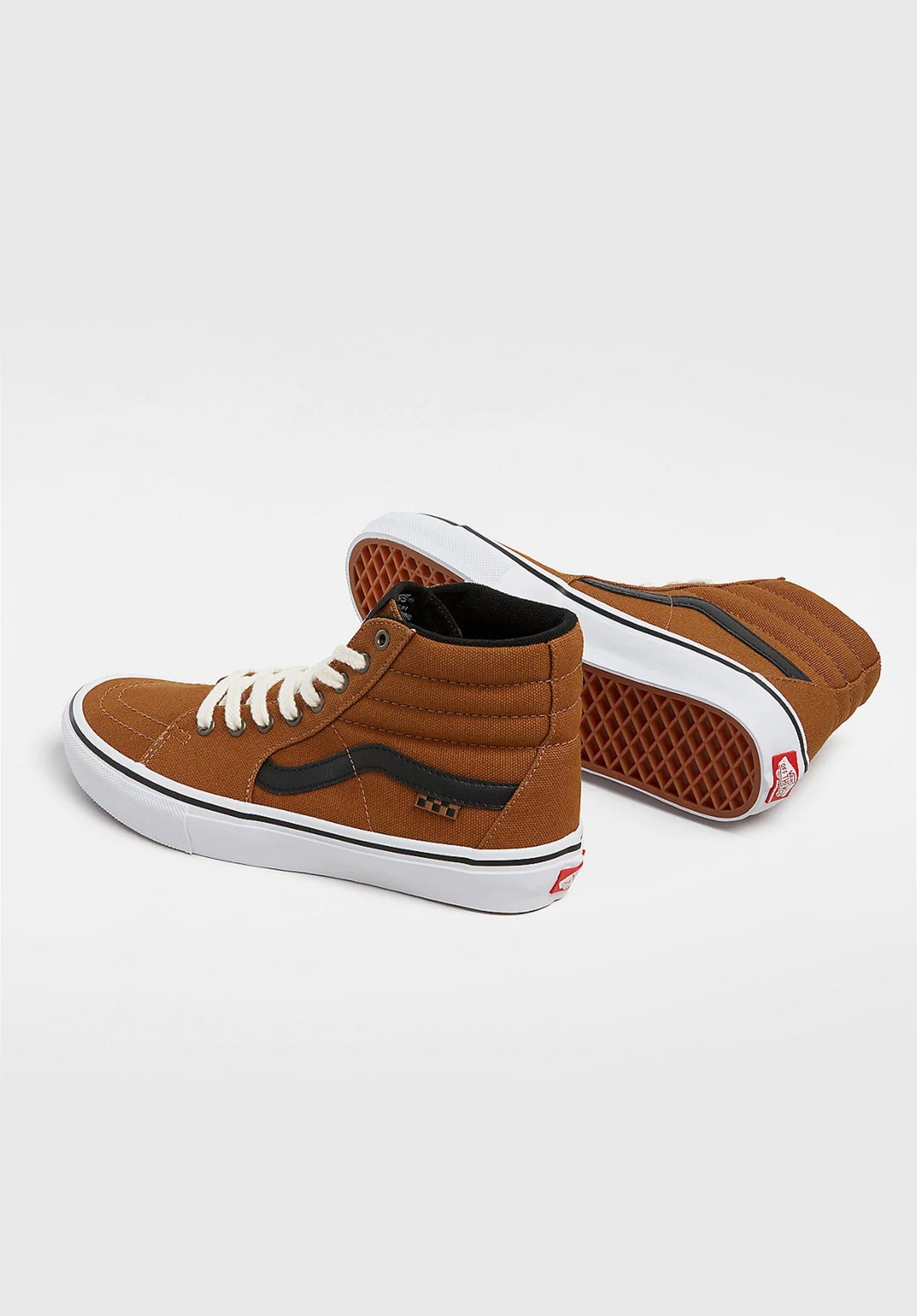 Skate SK8-Hi duckcanvasgoldenbrown Closeup1