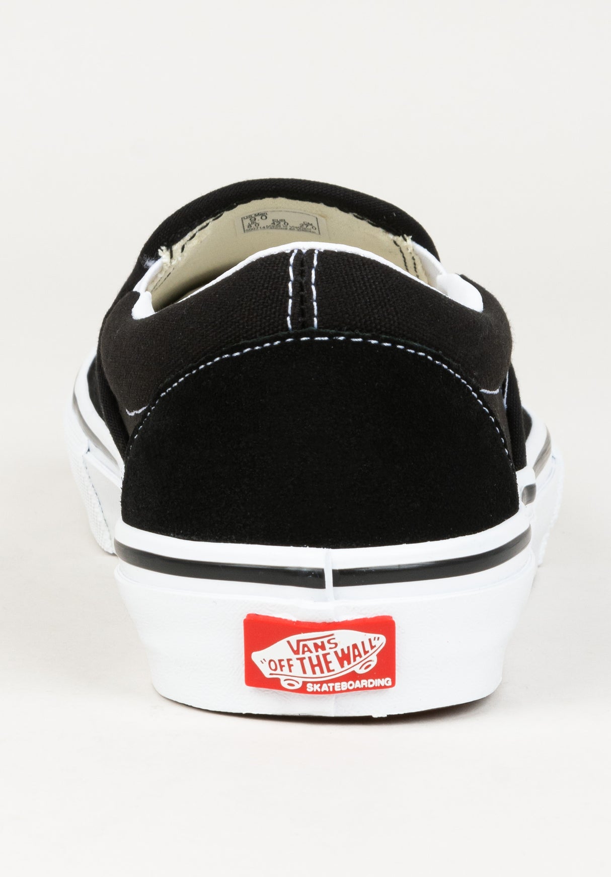 Skate Slip-On black-white Seitenansicht