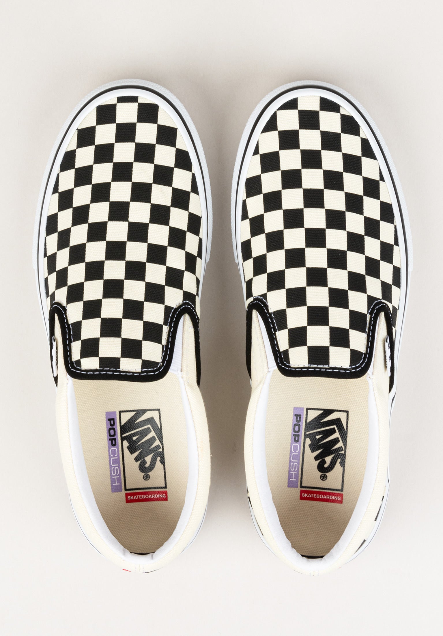 Black and gray checkered vans online