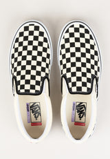 Skate Slip-On checkerboard-black-off Closeup2