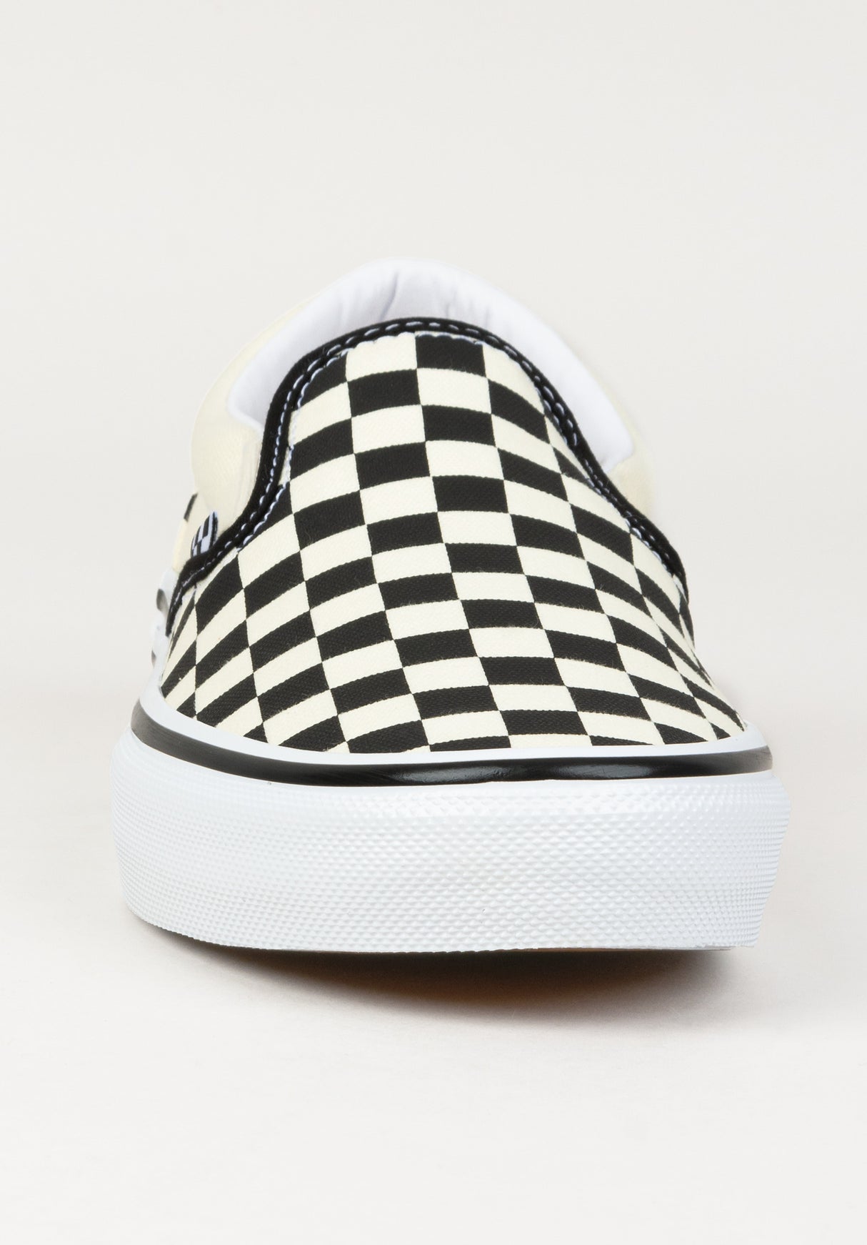 Skate Slip-On checkerboard-black-off Rueckenansicht